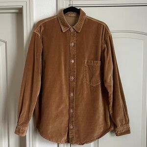 CP Shades Joss Button Down in Cotton Velvet